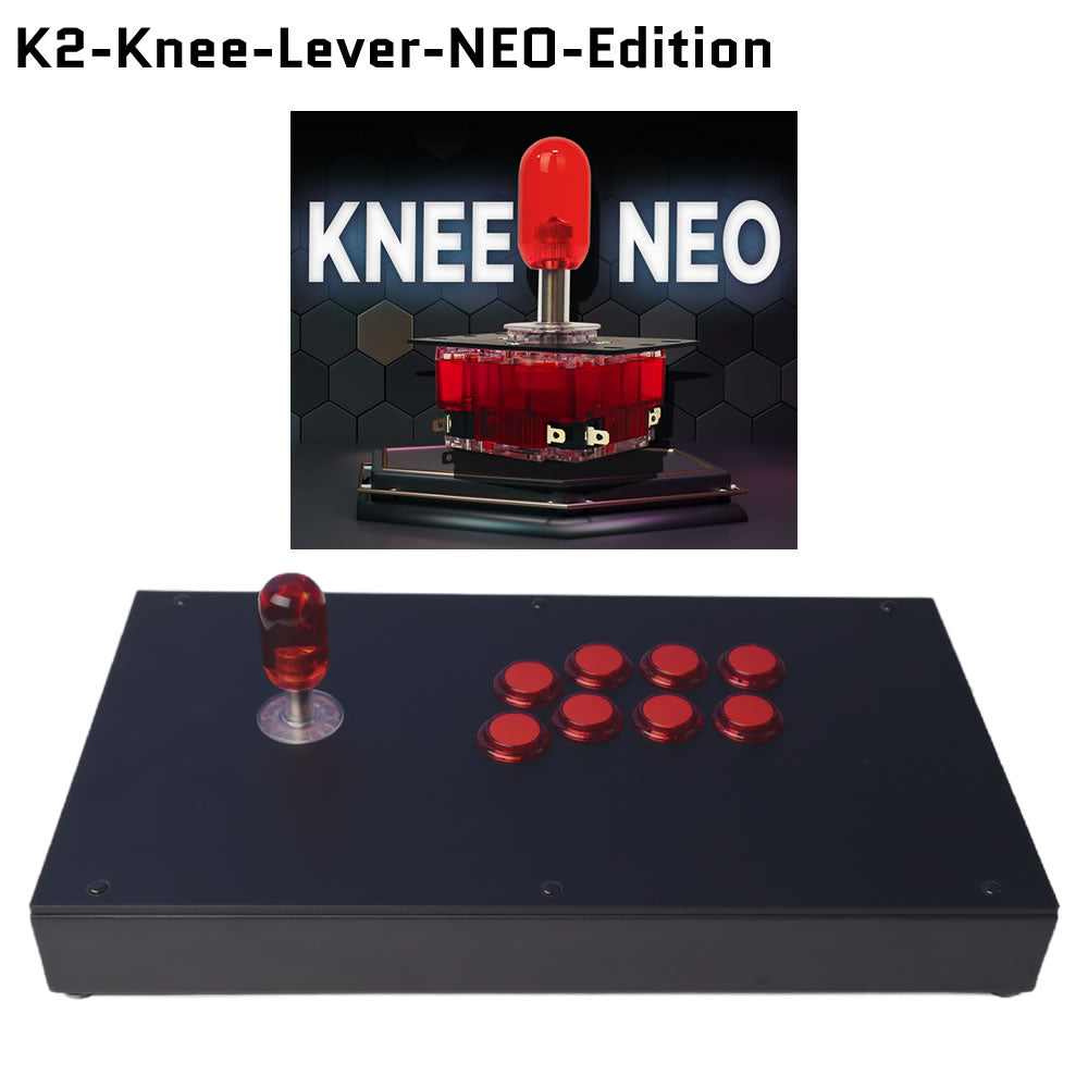 FightBox K2-NEO-Edition Korean Knee Lever Arcade Joystick Game Controller for PC/PS/XBOX/SWITCH