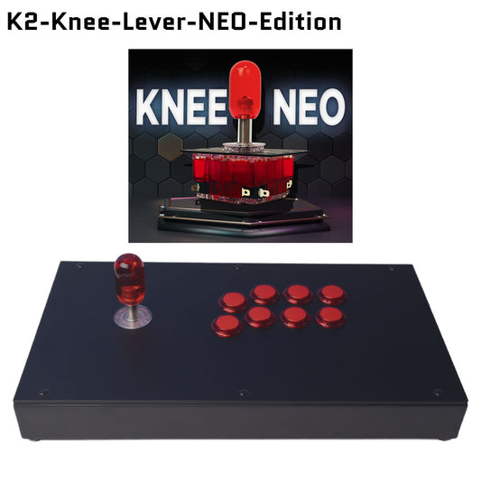 FightBox K2-NEO-Edition Korean Knee Lever Arcade Joystick Game Controller for PC/PS/XBOX/SWITCH