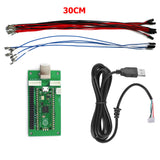 RAC-C500-PICO Zero Delay USB Encoder Kit PC Arcade Joystick Button Board Cable 5Pin 4.8mm