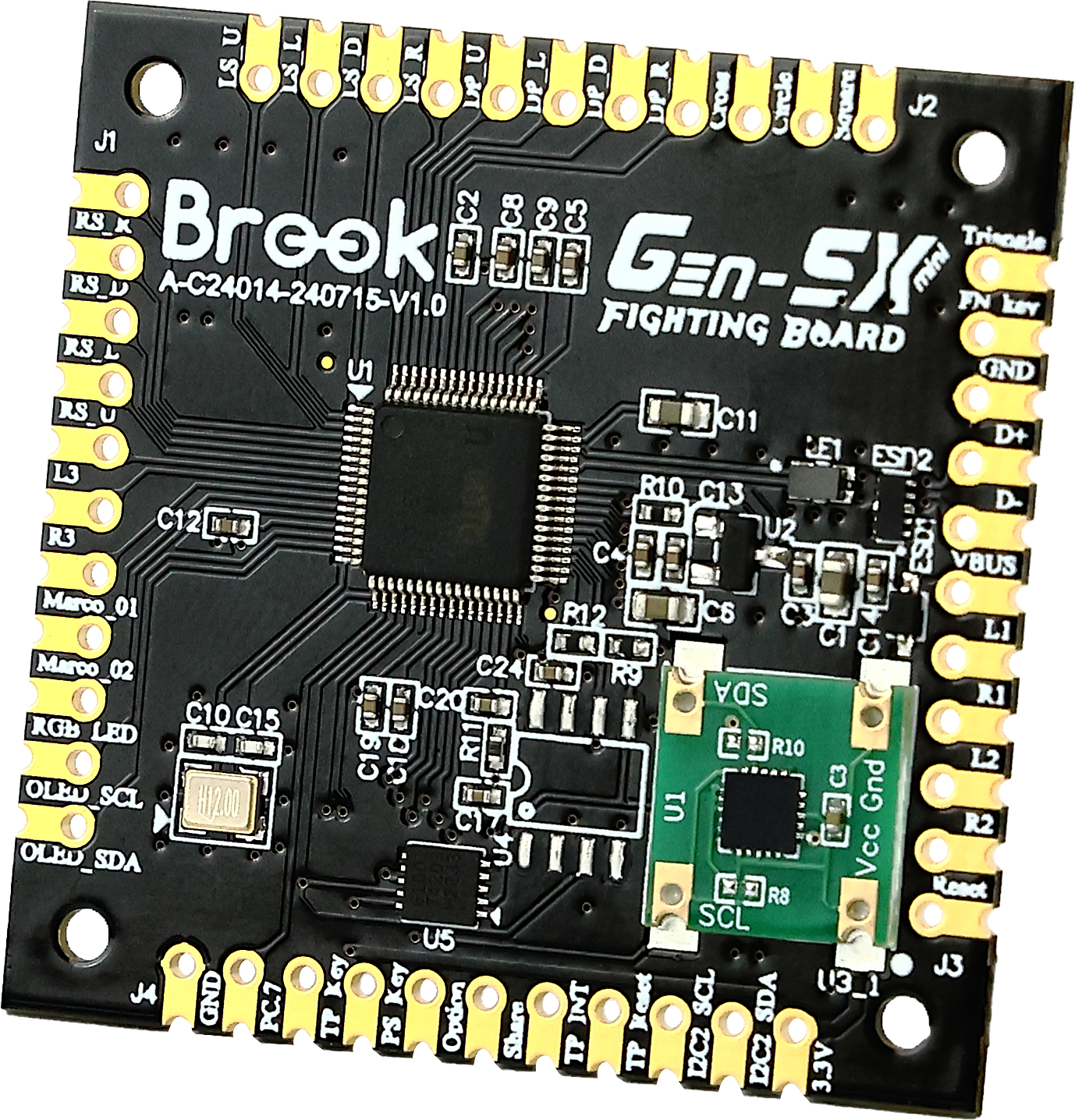 Brook Gaming Gen-5X mini Fighting Board for PS5, Xbox Series X|S and Switch 2