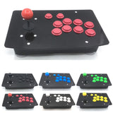 RAC-J500S-10 10 Buttons Arcade Joystick USB Wired Black Acrylic Panel For PC