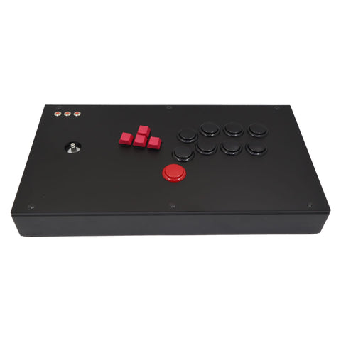 RetroArcadeCrafts RAC-J800B All Button Hitbox Arcade Joystick - For PS5/PS4/Xbox/PC, Wired, DIY Friendly