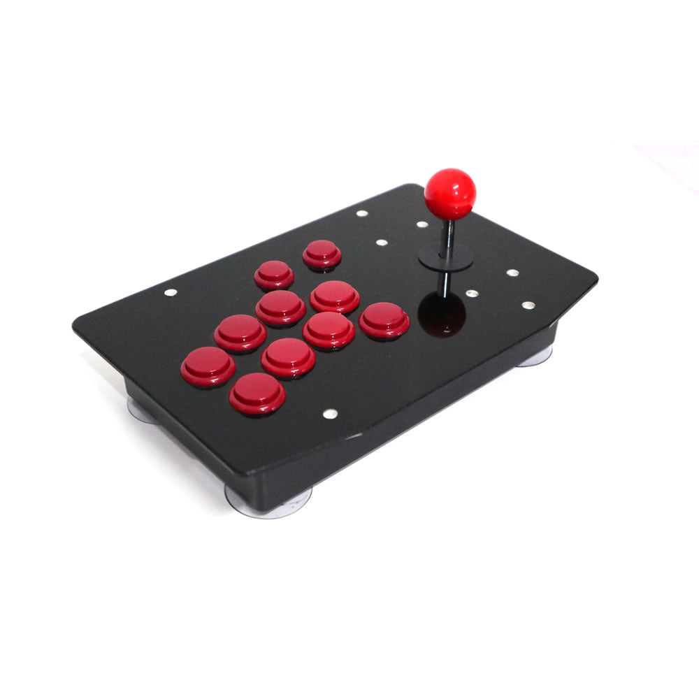 RAC-J500S 10 Buttons Right Handed Arcade Joystick USB Wired Black Acrylic Panel For PC