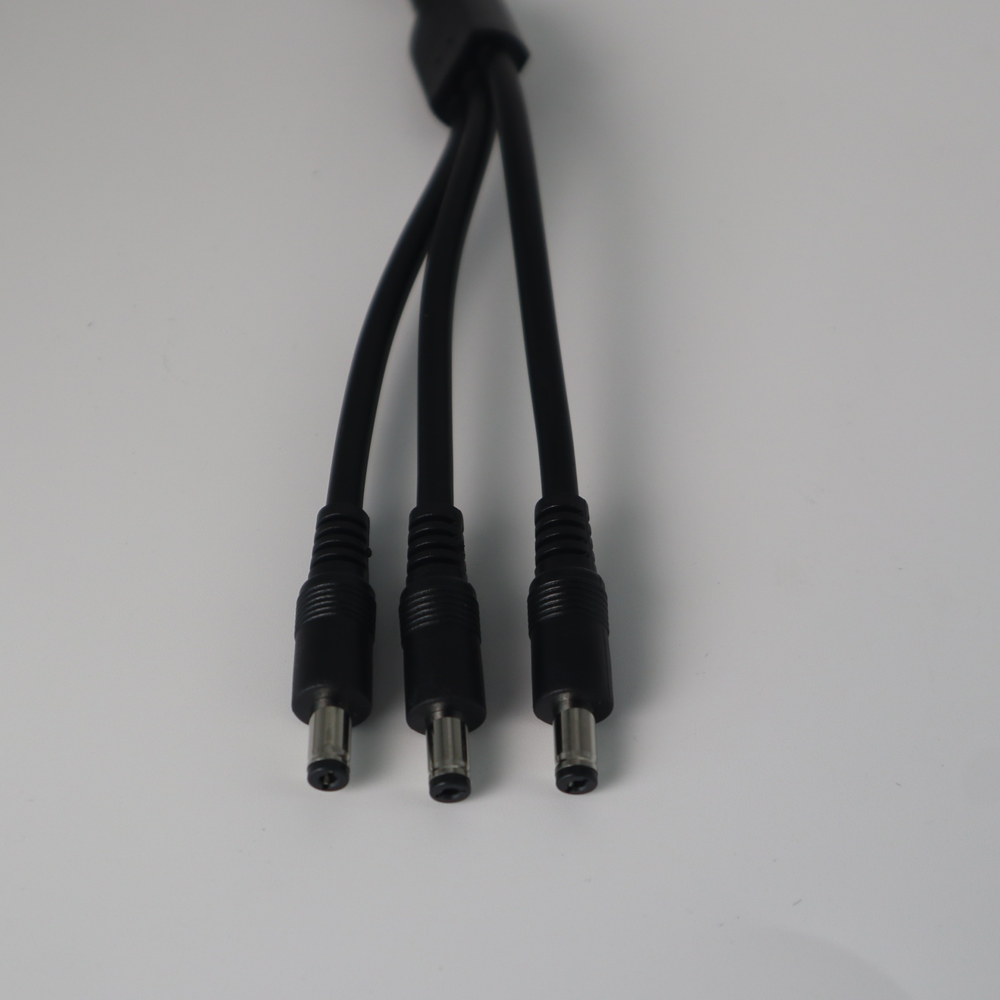 0.3M DC 1 to 3 Power Splitter Cable 5.5mm x 2.1mm for Arcade / MAME / DIY Builds