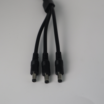 0.3M DC 1 to 3 Power Splitter Cable 5.5mm x 2.1mm for Arcade / MAME / DIY Builds