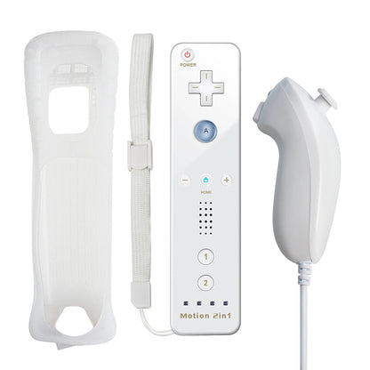 Wii Motion Plus Controller Set - 2in1 Wireless Remote & Silicone Case