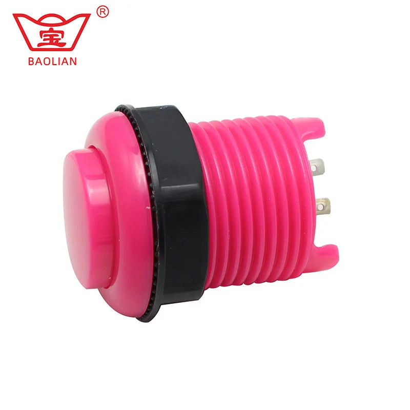8X Baolian 28mm New Round Convexity Push Button (Plug-In Style) Game M ...