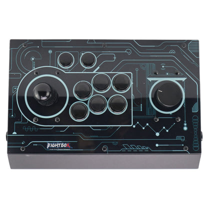 FightBox R9 Arcade Fight Stick With Spinner Retro Game Controller For PC/PS3/SWITCH