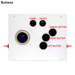 FightBox R6 USB Arcade Game Trackball Controller For MAME RetroArch Raspberry Pi PC