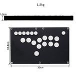 FightBox B1-B All Button Leverless Arcade Game Controller for PC/PS/XBOX/SWITCH Black Matte Acrylic Panel