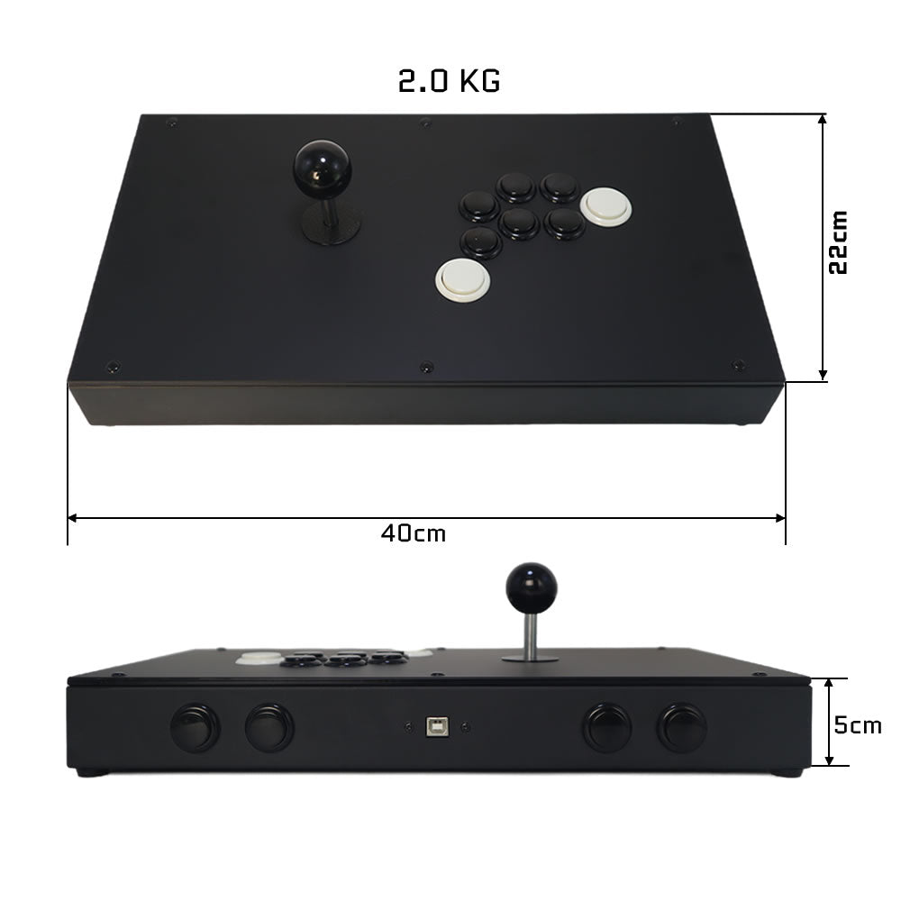 FightBox M9-6GAWD Arcade Joystick FightStick Game Controller for PC/PS/XBOX/SWITCH