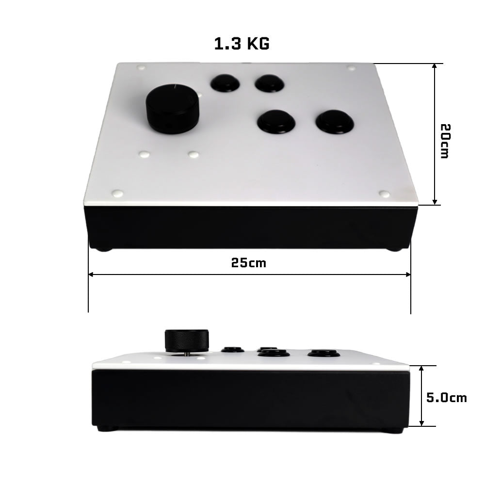 FightBox R5 USB Arcade Game Spinner Controller For MAME RetroArch Rasp ...