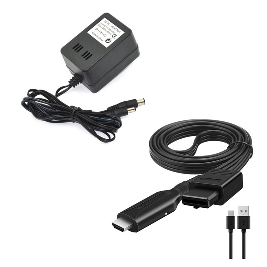 SNES HDMI Converter & Power Adapter Bundle – Super Nintendo