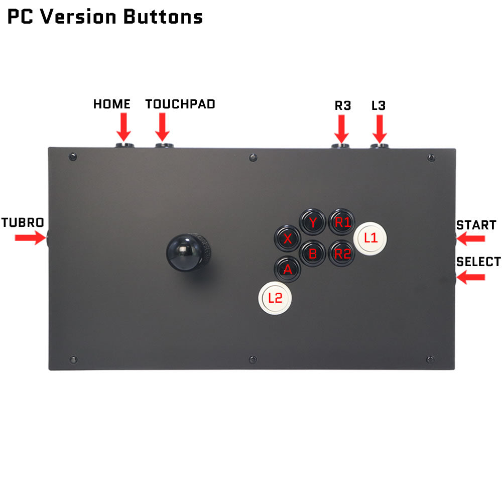 FightBox M9-6GAWD Arcade Joystick FightStick Game Controller for PC/PS/XBOX/SWITCH