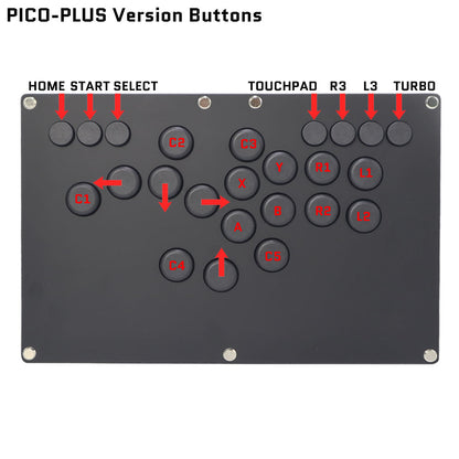 FightBox B-PRO All Button Leverless Arcade Game Controller for for PC/PS/XBOX/SWITCH