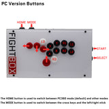 FightBox F8-R3L3 All Button Leverless Arcade Game Controller for PC/PS3/SWITCH