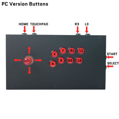 FightBox K2-NEO-Edition Korean Knee Lever Arcade Joystick Game Controller for PC/PS/XBOX/SWITCH