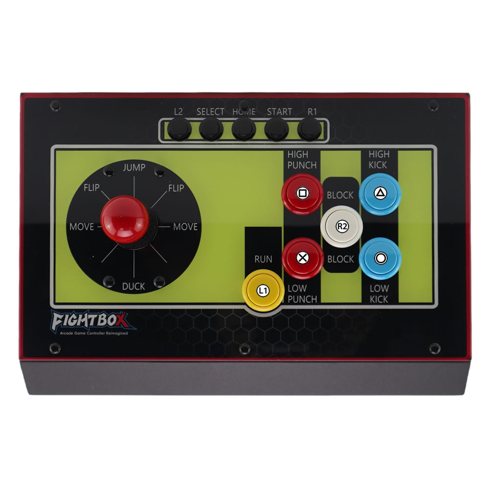 FightBox R8-J Mortal Kombat Arcade Fight Stick Game Controller Japanese Sanwa Joystick Version For PC/PS/XBOX/SWITCH