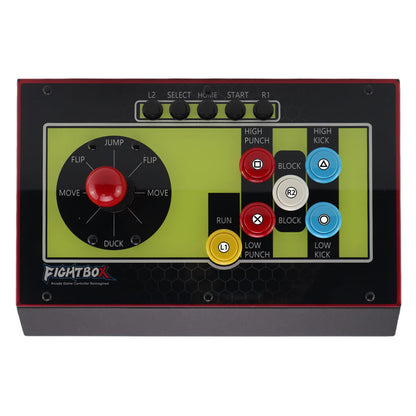 FightBox R8-J Mortal Kombat Arcade Fight Stick Game Controller Japanese Sanwa Joystick Version For PC/PS/XBOX/SWITCH