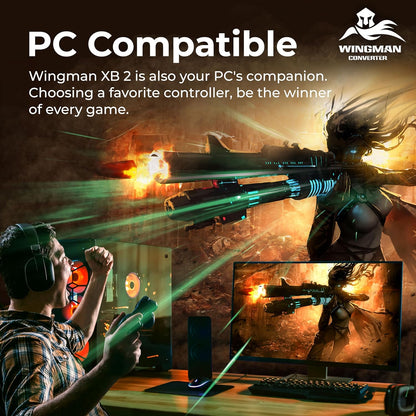 Brook Wingman XB2 Xbox Controller Adapter – Play Any Wired/Wireless Controller on Original Xbox & Xbox 360