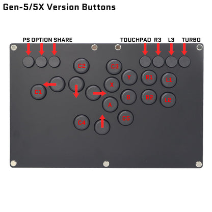 FightBox B-PRO All Button Leverless Arcade Game Controller for for PC/PS/XBOX/SWITCH