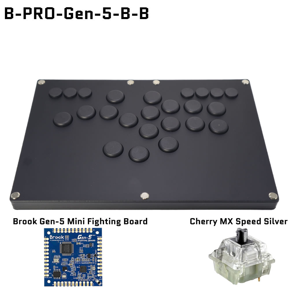 FightBox B-PRO All Button Leverless Arcade Game Controller for for PC/PS/XBOX/SWITCH