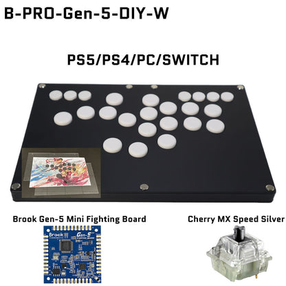 FightBox B-PRO All Button Leverless Arcade Game Controller for for PC/PS/XBOX/SWITCH