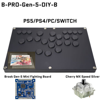 FightBox B-PRO All Button Leverless Arcade Game Controller for for PC/PS/XBOX/SWITCH