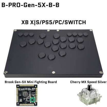 FightBox B-PRO All Button Leverless Arcade Game Controller for for PC/PS/XBOX/SWITCH