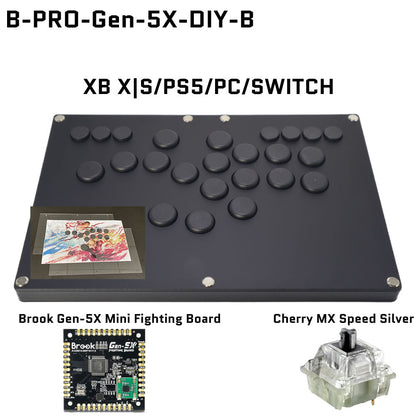 FightBox B-PRO All Button Leverless Arcade Game Controller for for PC/PS/XBOX/SWITCH