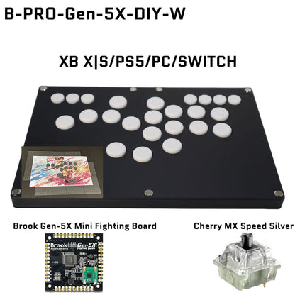 FightBox B-PRO All Button Leverless Arcade Game Controller for for PC/PS/XBOX/SWITCH