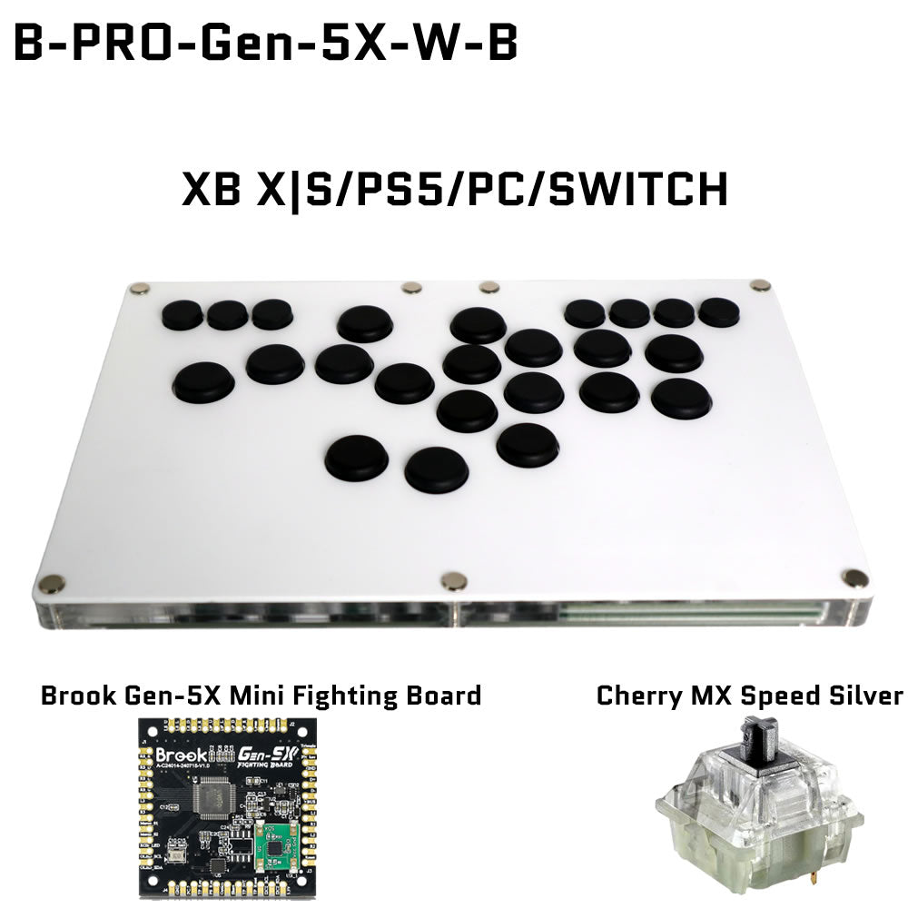 FightBox B-PRO All Button Leverless Arcade Game Controller for for PC/PS/XBOX/SWITCH