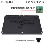 FightBox B1-B All Button Leverless Arcade Game Controller for PC/PS/XBOX/SWITCH Black Matte Acrylic Panel