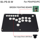 FightBox B1-B All Button Leverless Arcade Game Controller for PC/PS/XBOX/SWITCH Black Matte Acrylic Panel