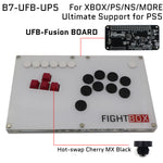FightBox B7 Keyboard Button Leverless Arcade Game Controller for PC/PS/XBOX/SWITCH
