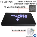 FightBox F1-LED All Button Leverless Arcade Game Controller for PC/PS/XBOX/SWITCH