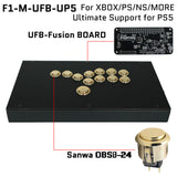 FightBox F1-Metallic All Button Leverless Arcade Game Controller for PC/PS/XBOX/SWITCH