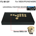 FightBox F1-Metallic All Button Leverless Arcade Game Controller for PC/PS/XBOX/SWITCH