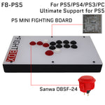 FightBox F8 All Button Leverless Arcade Game Controller for PC/PS/XBOX/SWITCH