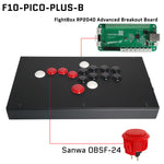 FightBox F-PICO-PLUS All Button Leverless Arcade Game Controller for PC/PS/SWITCH