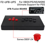 FightBox F2 All Button Leverless Arcade Game Controller for PC/PS/XBOX/SWITCH