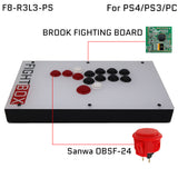 FightBox F8-R3L3 All Button Leverless Arcade Game Controller for PC/PS3/SWITCH