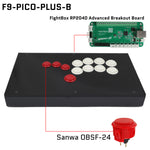 FightBox F-PICO-PLUS All Button Leverless Arcade Game Controller for PC/PS/SWITCH