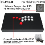 FightBox K1 All Button Leverless Arcade Game Controller for PC/PS/XBOX/SWITCH