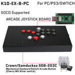 FightBox K10-EX All Button Leverless Arcade Game Controller for PC/PS/XBOX/SWITCH