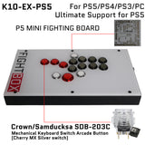 FightBox K10-EX All Button Leverless Arcade Game Controller for PC/PS/XBOX/SWITCH