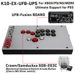 FightBox K10-EX All Button Leverless Arcade Game Controller for PC/PS/XBOX/SWITCH