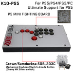 FightBox K10 All Button Leverless Arcade Game Controller for PC/PS/XBOX/SWITCH