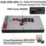 FightBox K10 All Button Leverless Arcade Game Controller for PC/PS/XBOX/SWITCH