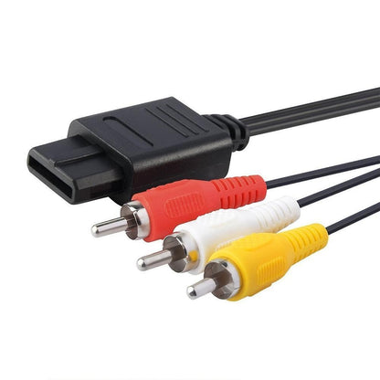 AV Composite RCA Cable for Nintendo 64 N64, SNES & GameCube